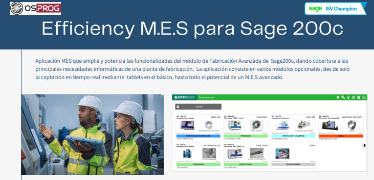 Efficiency | ERP Fabricación